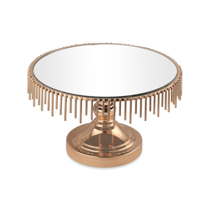 Mirror Gold Cake Stand