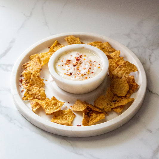 Concentric Chip and Dip Platter