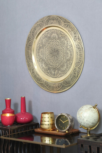 Metal Embossed Plate Wall Decor