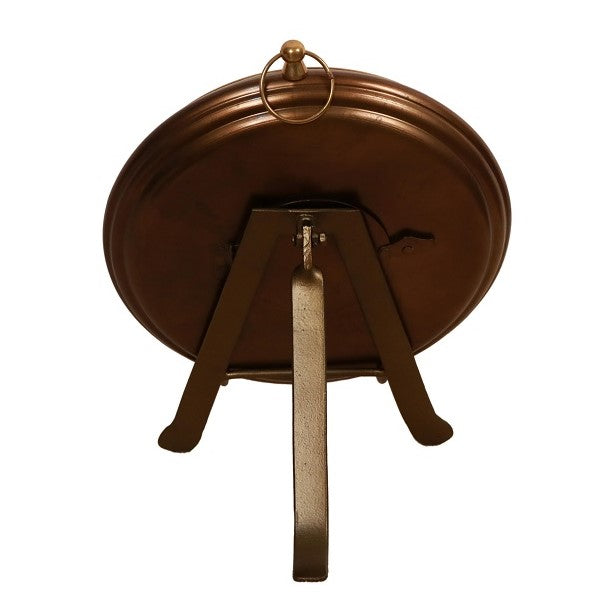 Brass Antique Tripod Table Clock
