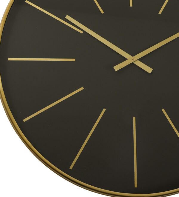 Golden Black Wall Clock