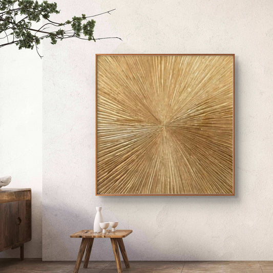 Golden Aura Texture Art