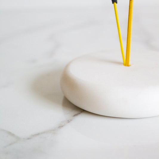 Carrara Incense Holder