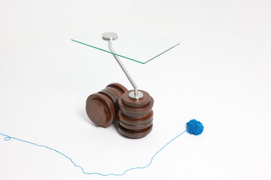Yo-yo side table
