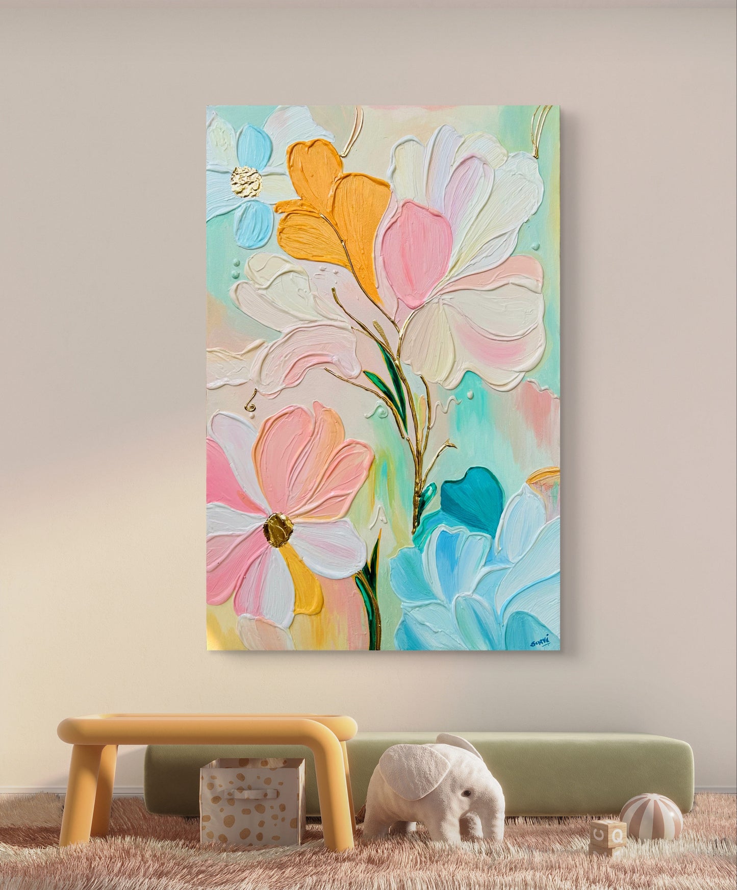 Floral Texture Art