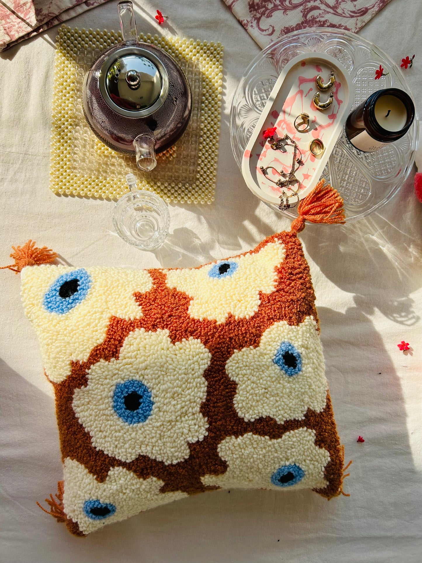 Punch Needle Cushion Cover