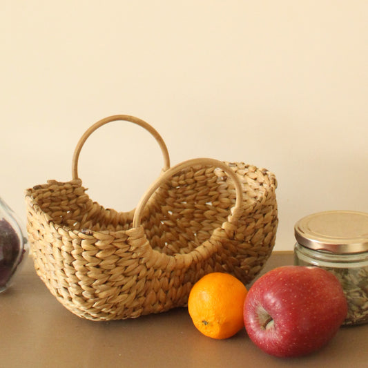 Cane Handle Weaver Basket