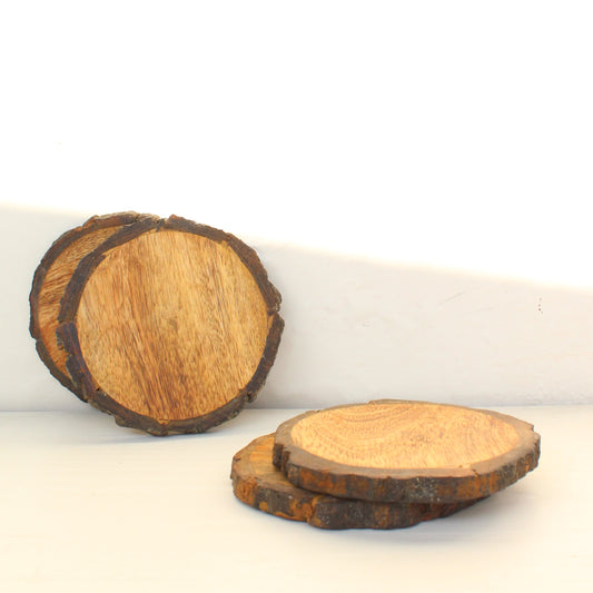 Bark Coasters (Set of 4)