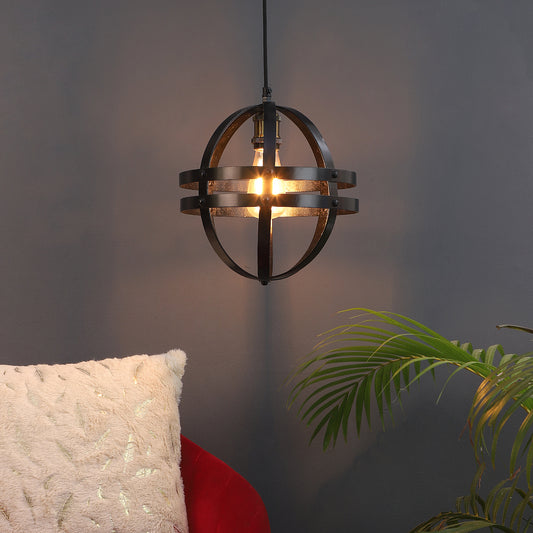 USD Black Metal Hanging Light