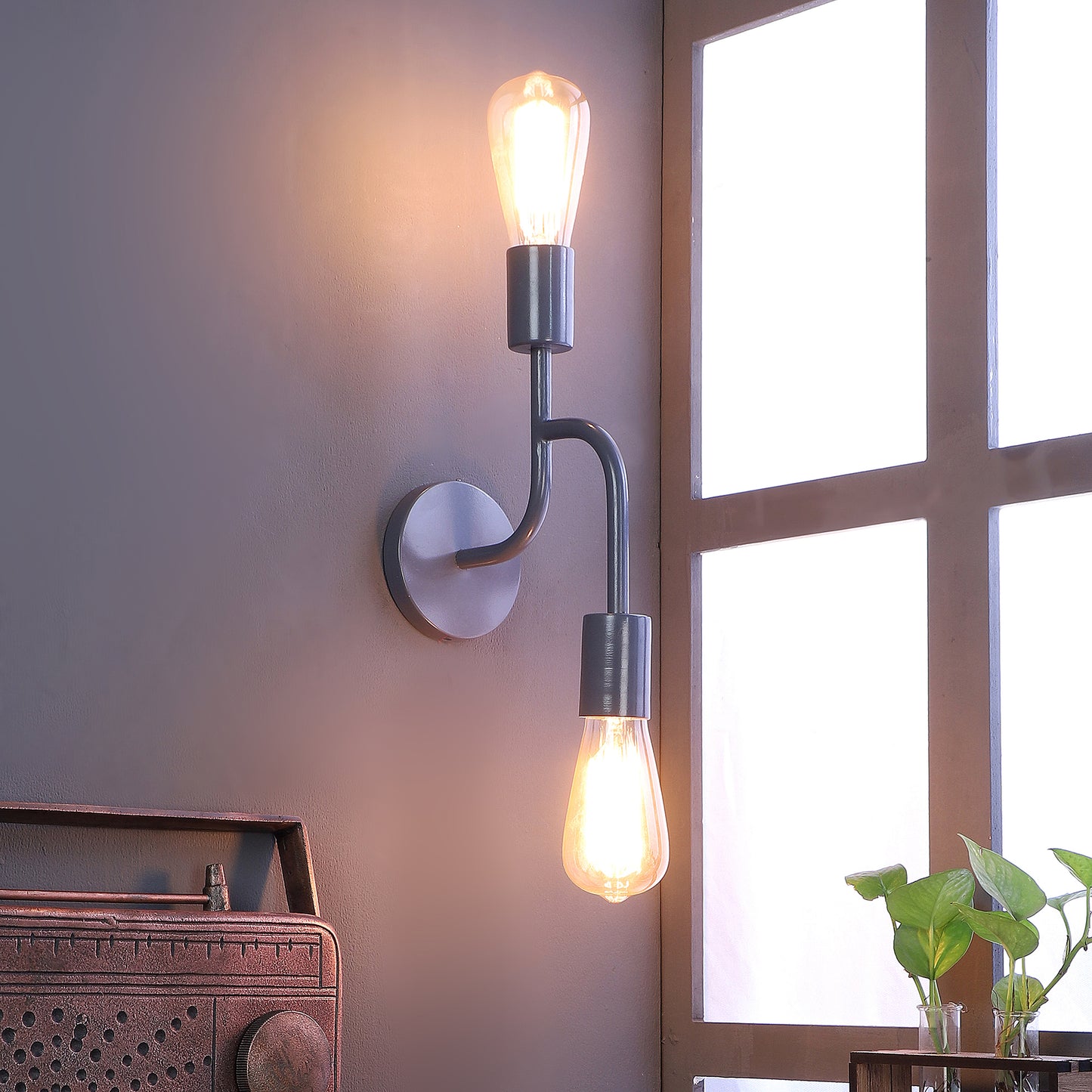 Flute Metal Wall Light