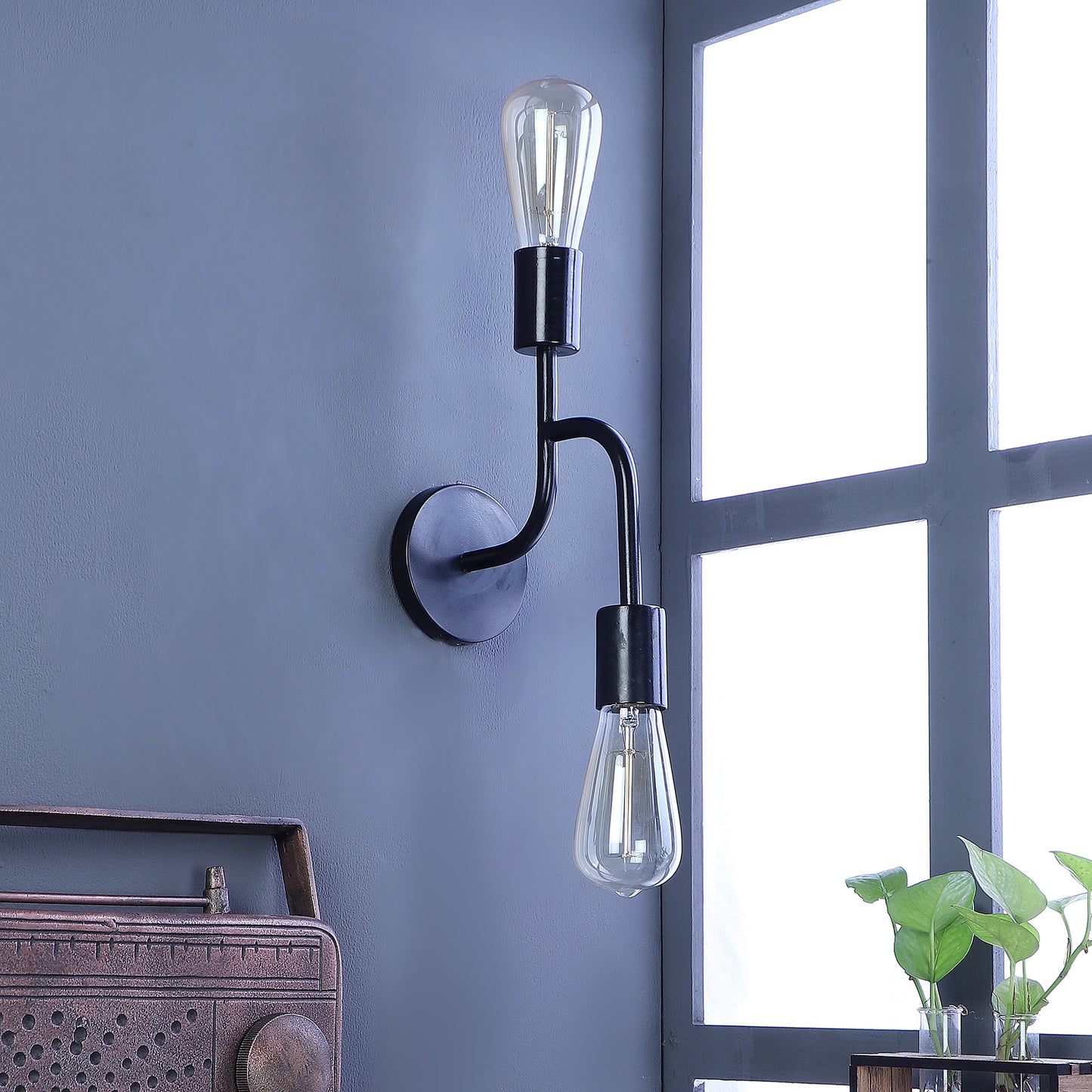 Flute Metal Wall Light