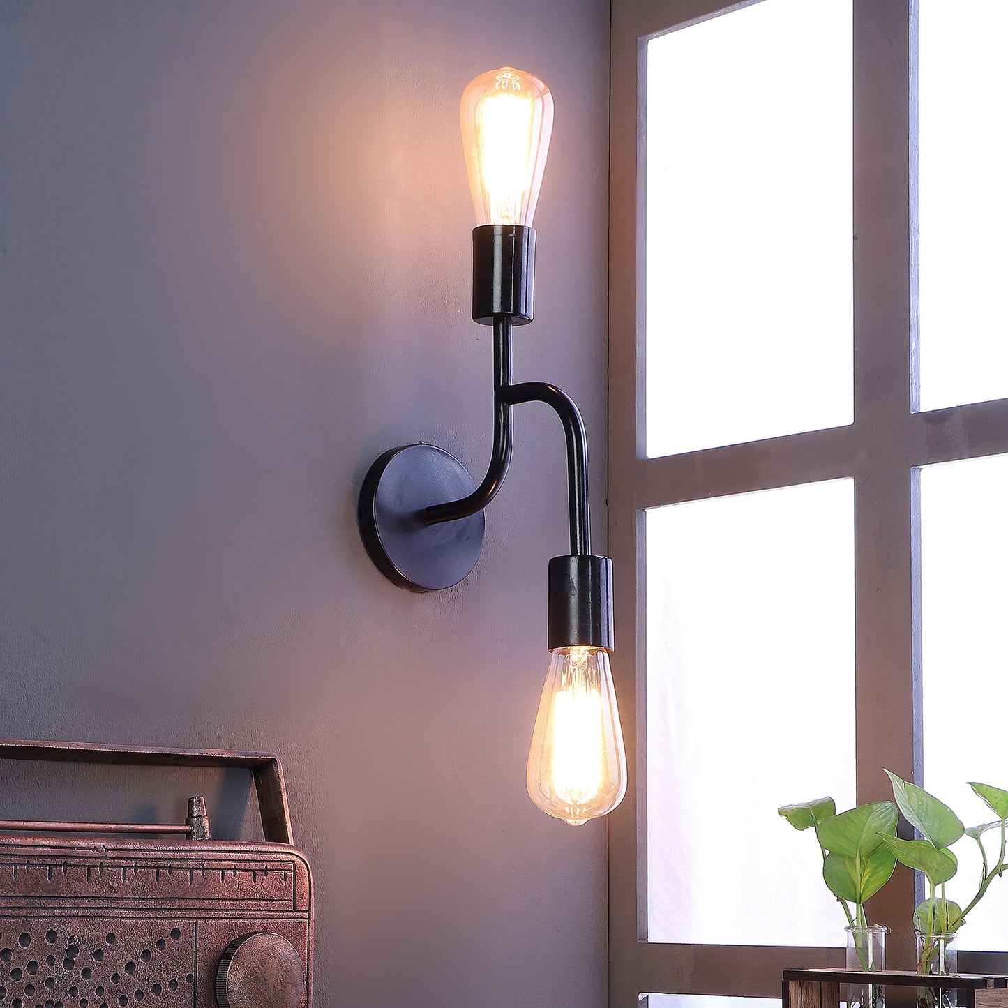 Flute Metal Wall Light