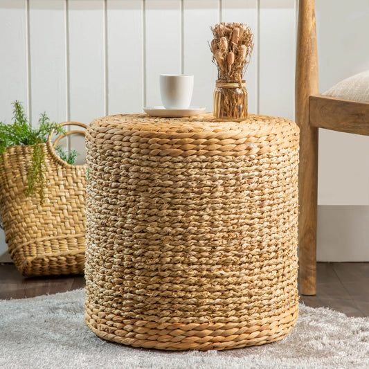 Eloise Drum Pouf