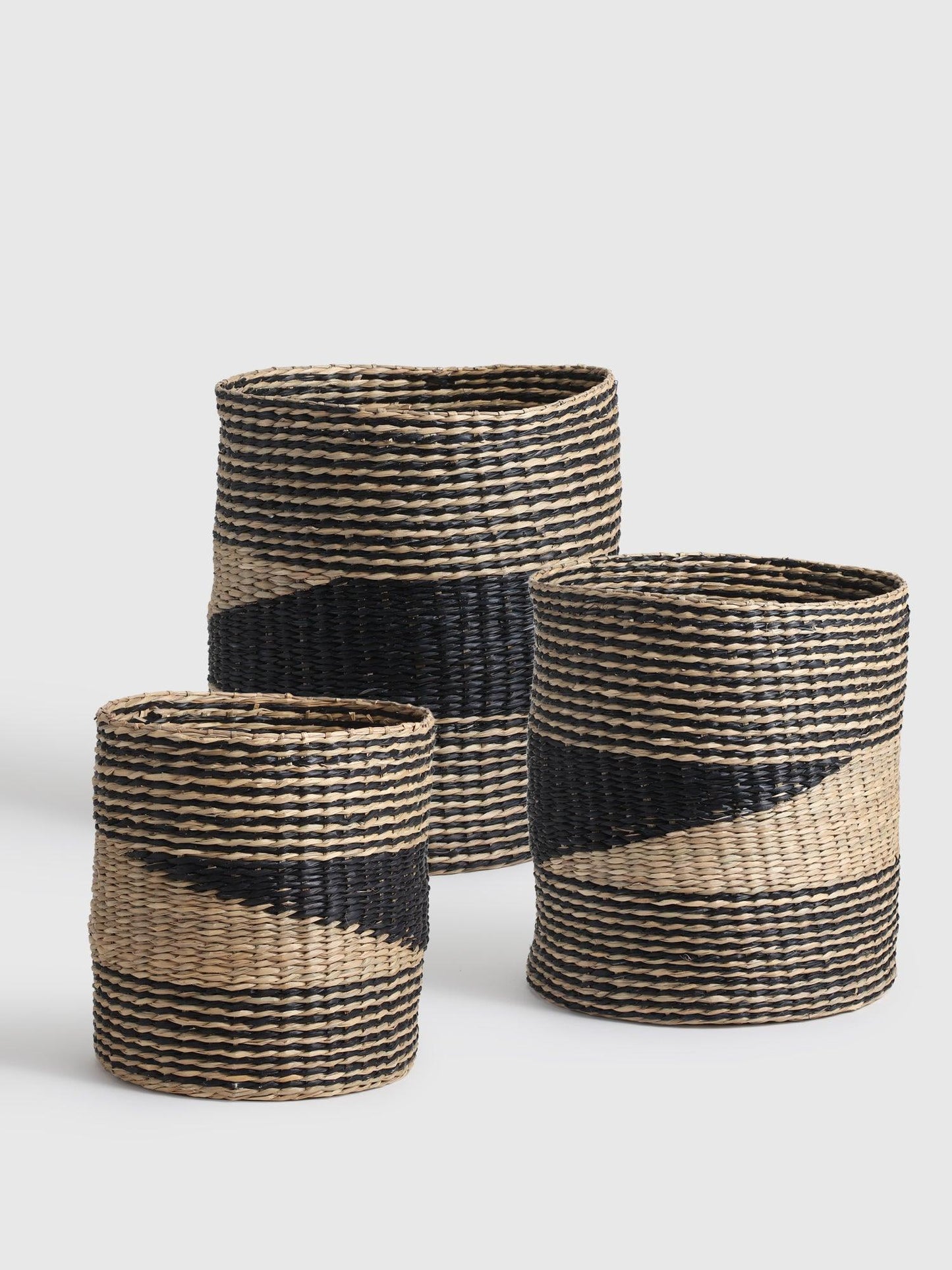 Mulan Seagrass Basket - Set of 3