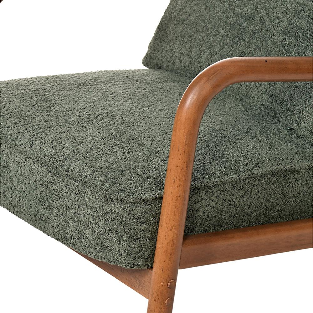 Dew Nostalgia Rubberwood Armchair- Cotton