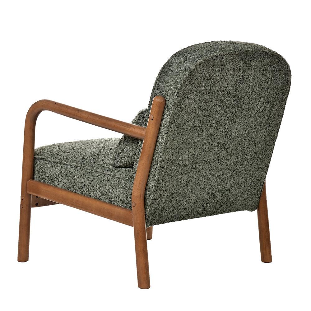 Dew Nostalgia Rubberwood Armchair- Cotton