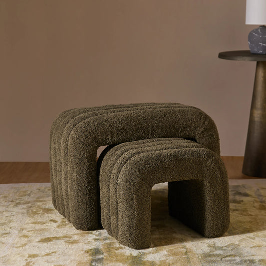 The Loo Cotton Pouf Bench