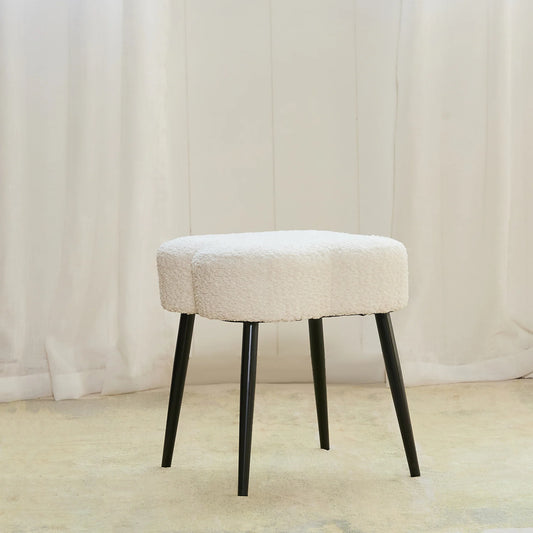 Olive Prestige Iron Stool - Cotton