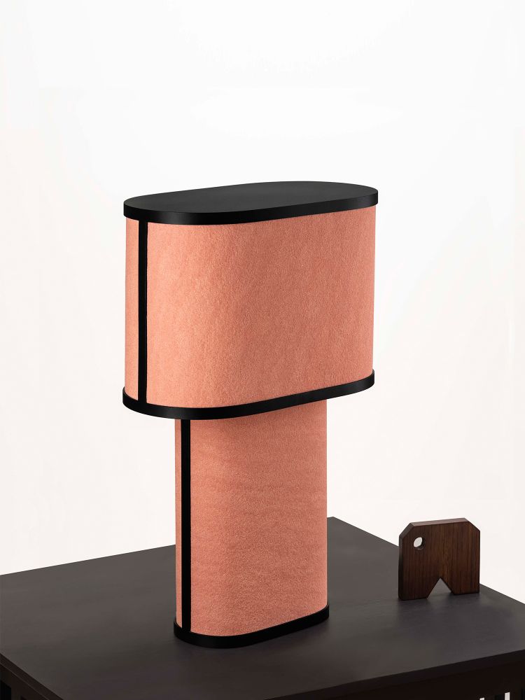 Niko Table Lamp - Red Sand Stone (Large)