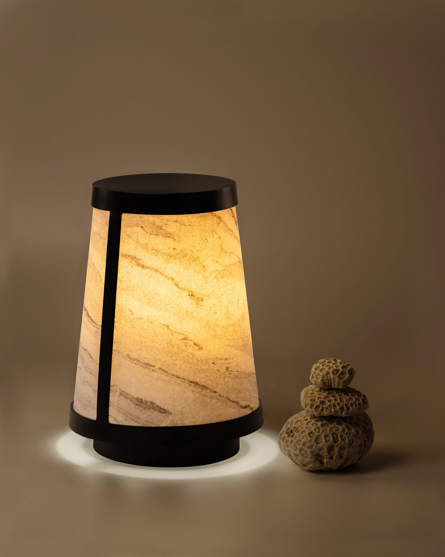 Nora Lamp - Zebra Marble