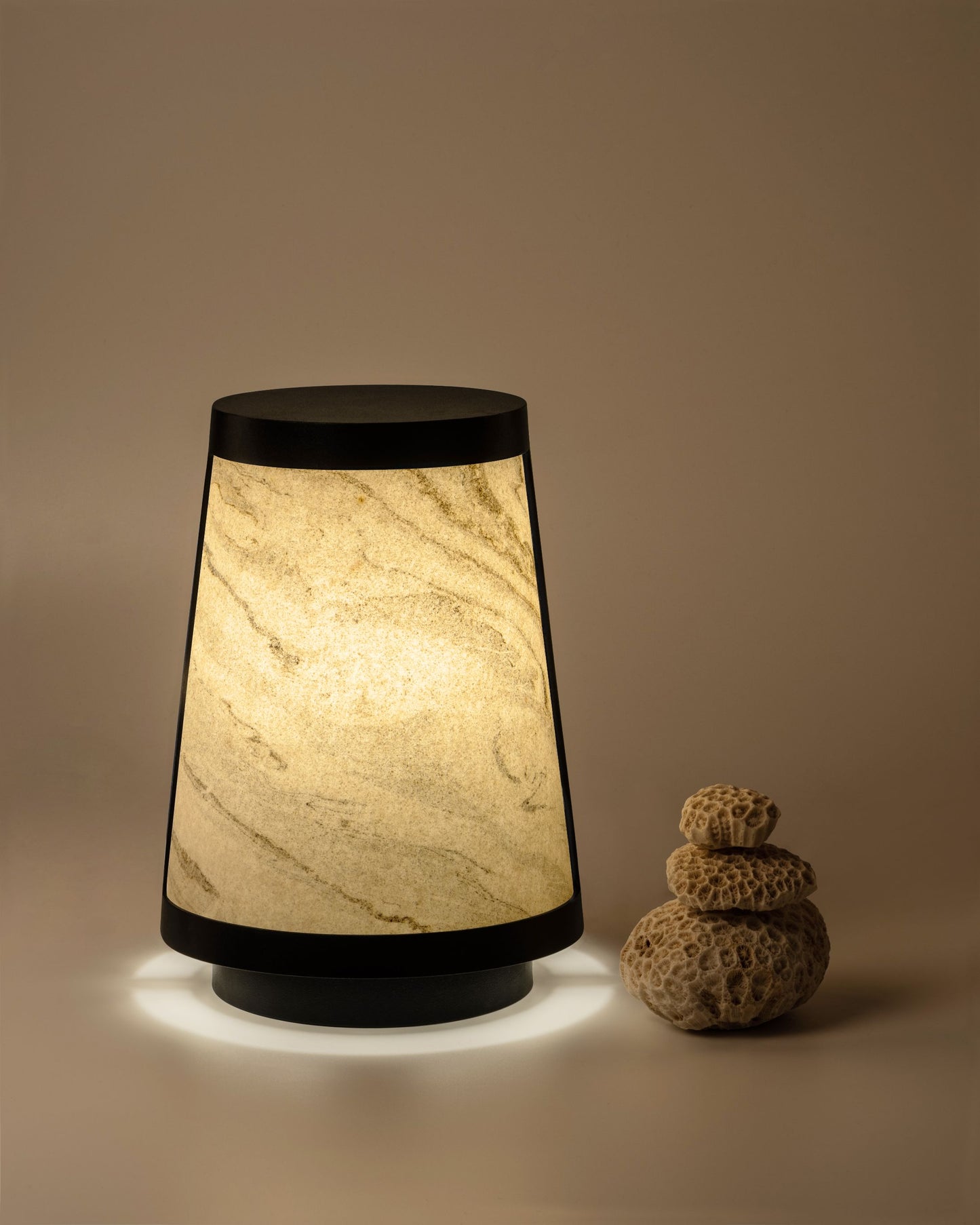 Nora Lamp - Zebra Marble