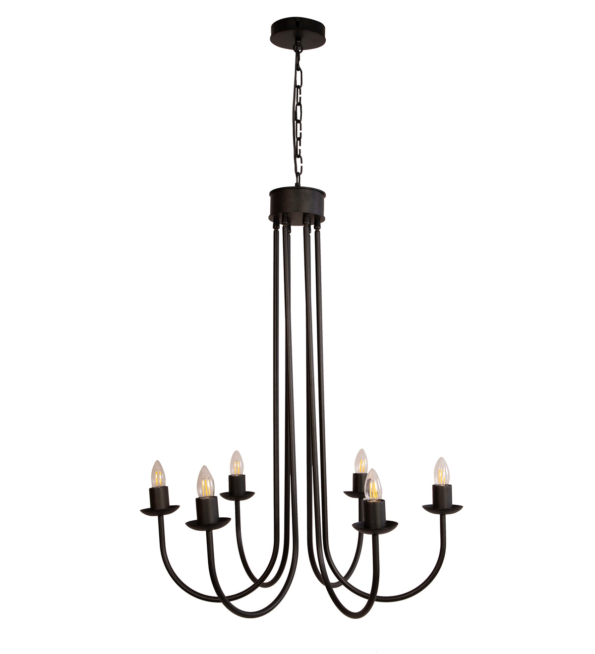 Volfin 6 Lt Chandelier