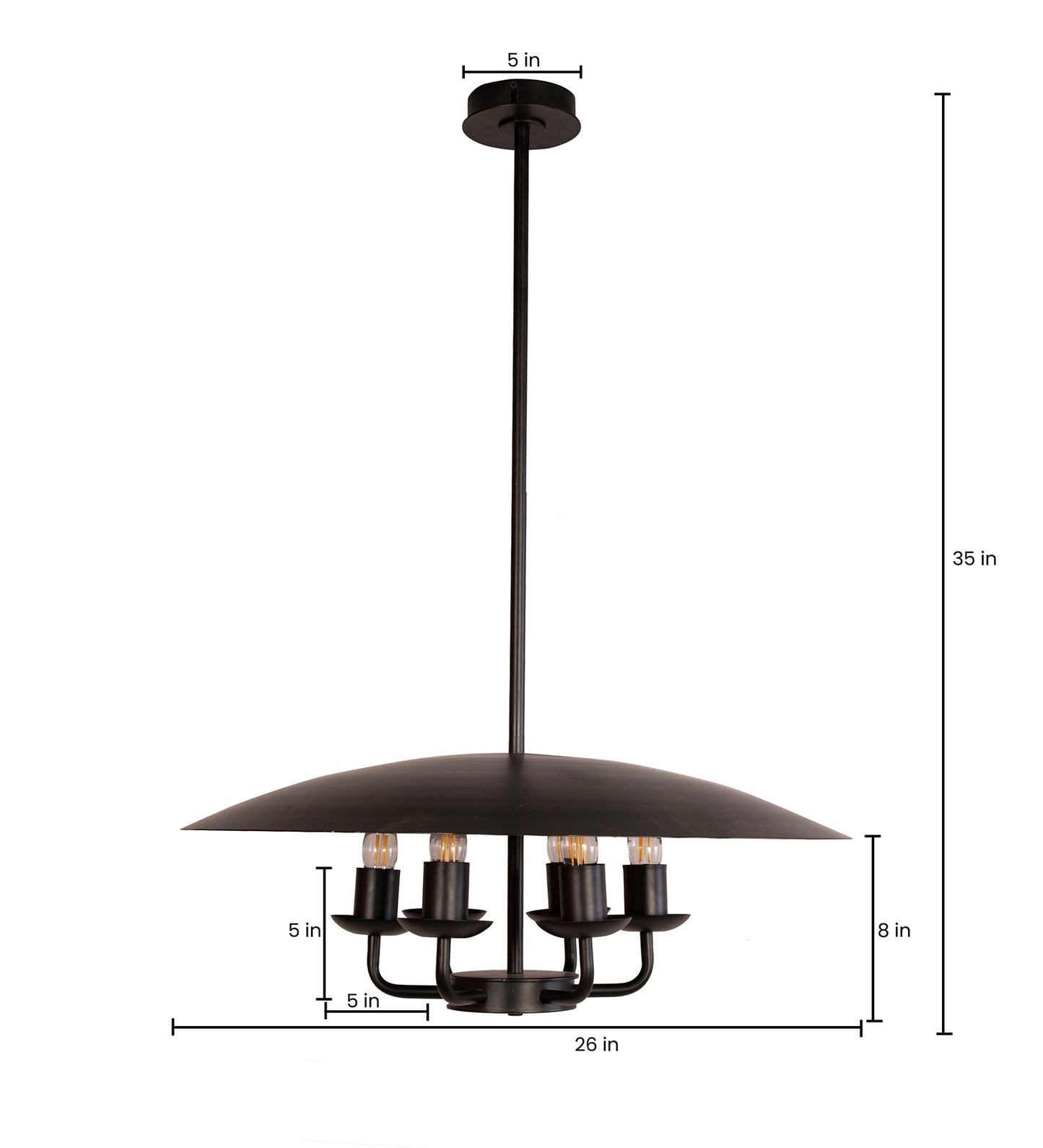 Pelican 6 Lt Chandelier