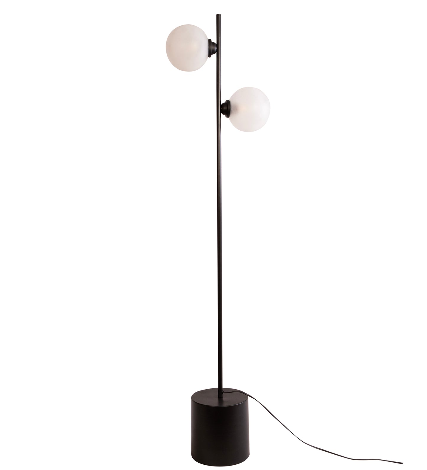 Eclipse 2 Glass Ball Floor Lamp