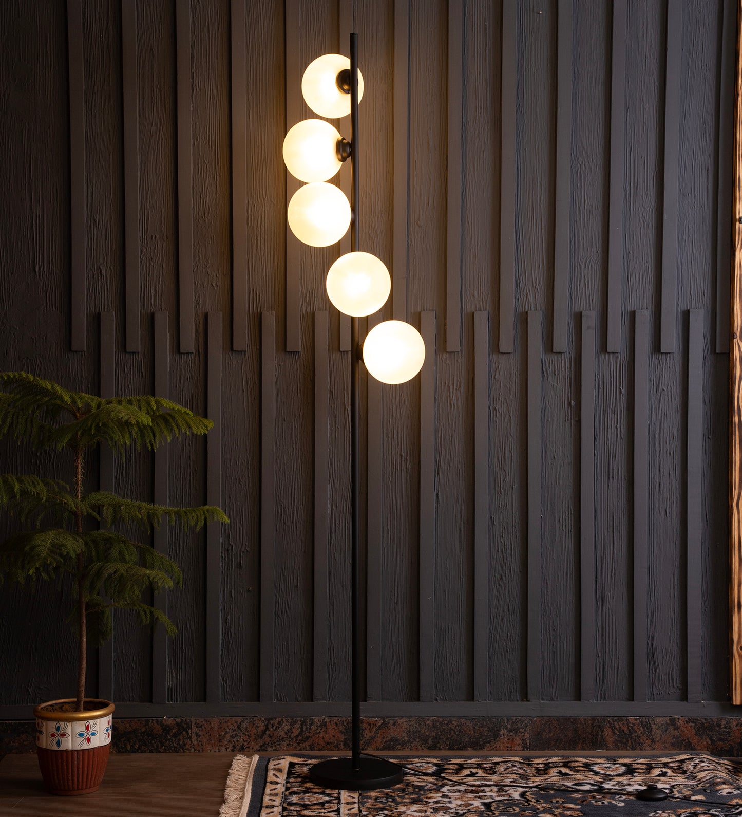 5 Global Mid Century Floor Lamp