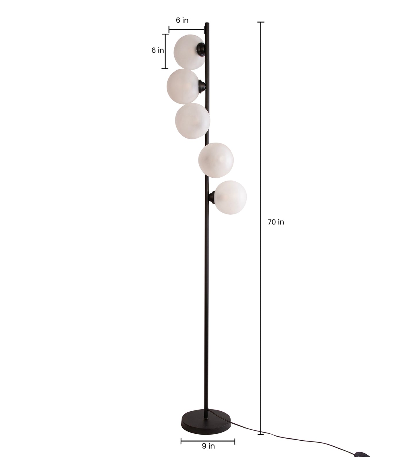 5 Global Mid Century Floor Lamp