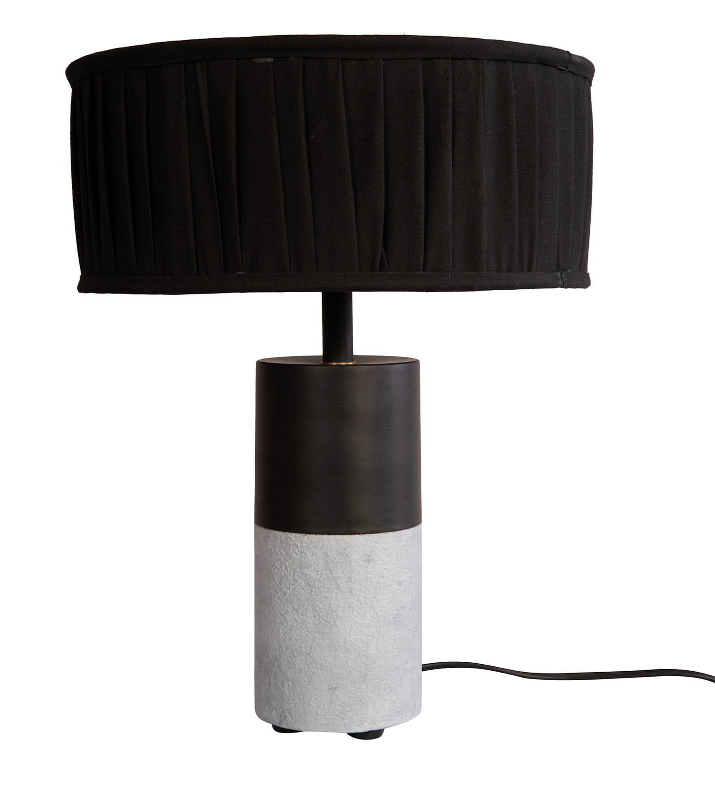 Concrete Drum Table Lamp