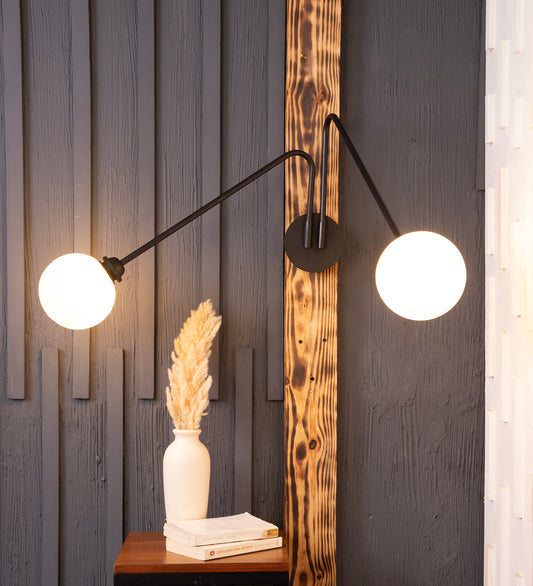 Twin Ball Swivel Wall Sconce