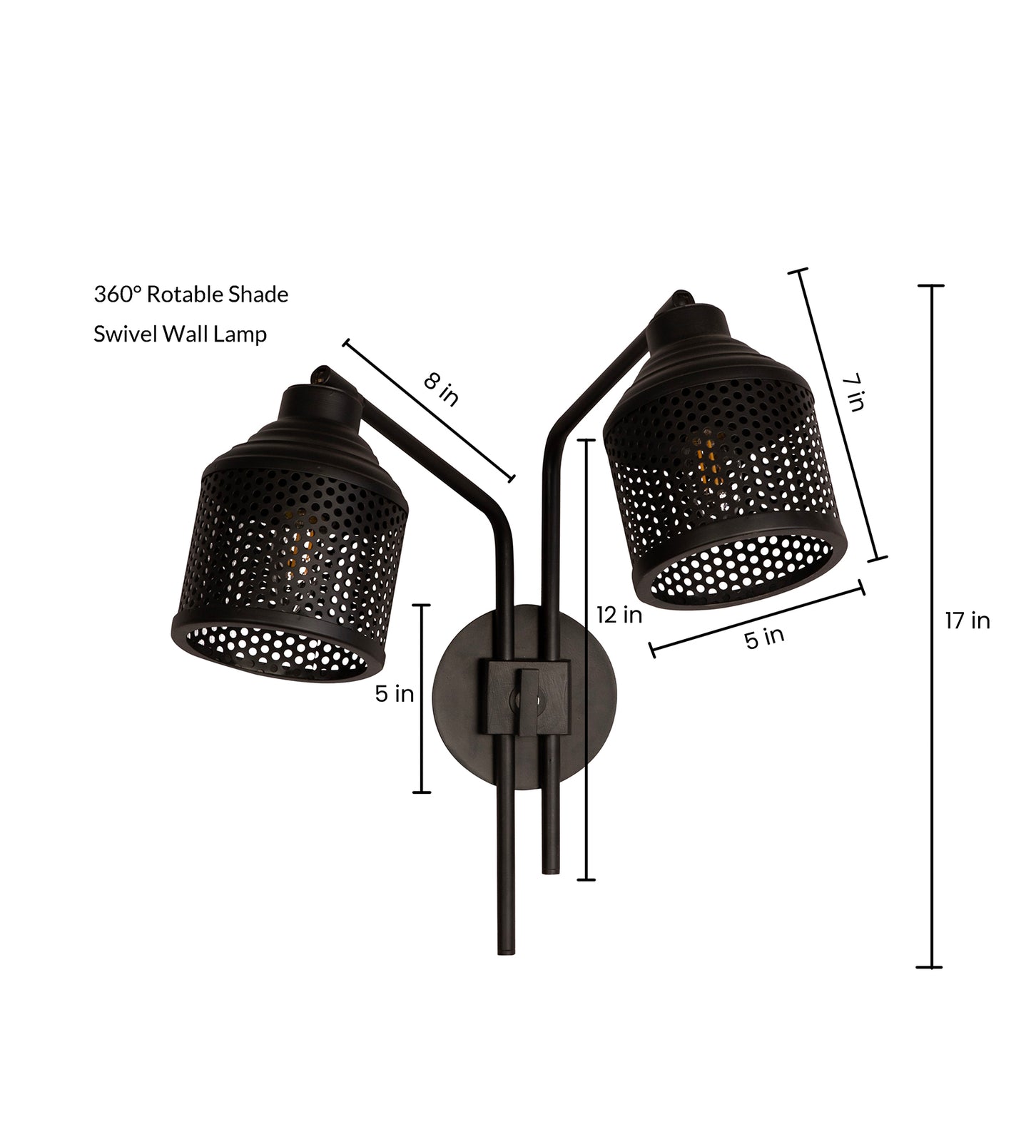 Riddle Wall Lamp Double Arm