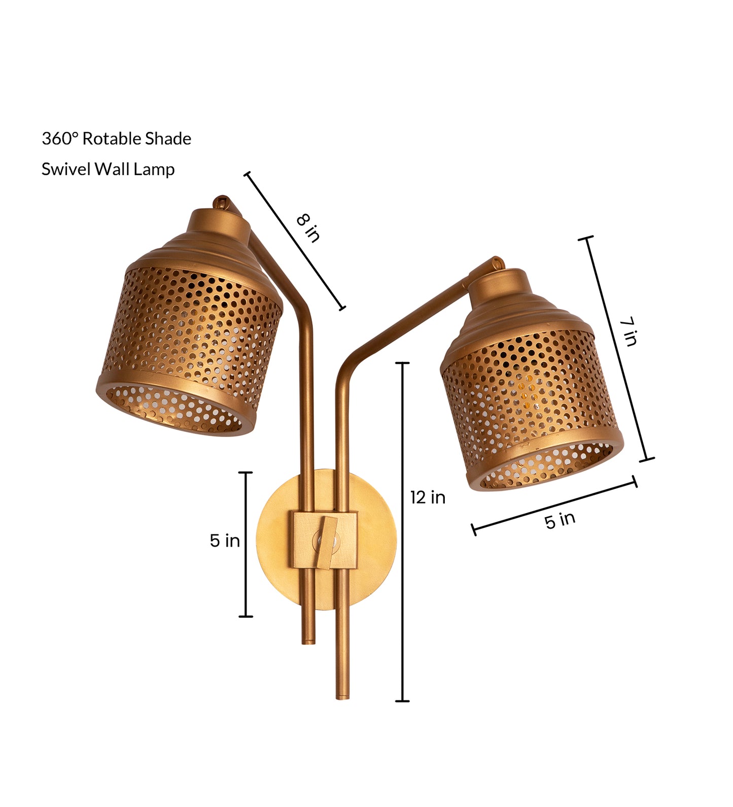 Riddle Wall Lamp Double Arm