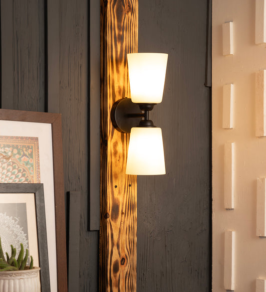 Houghton 2 Glass Wall Light