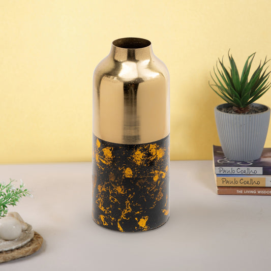 Mason Gold Metal Cylindrical Table Vase