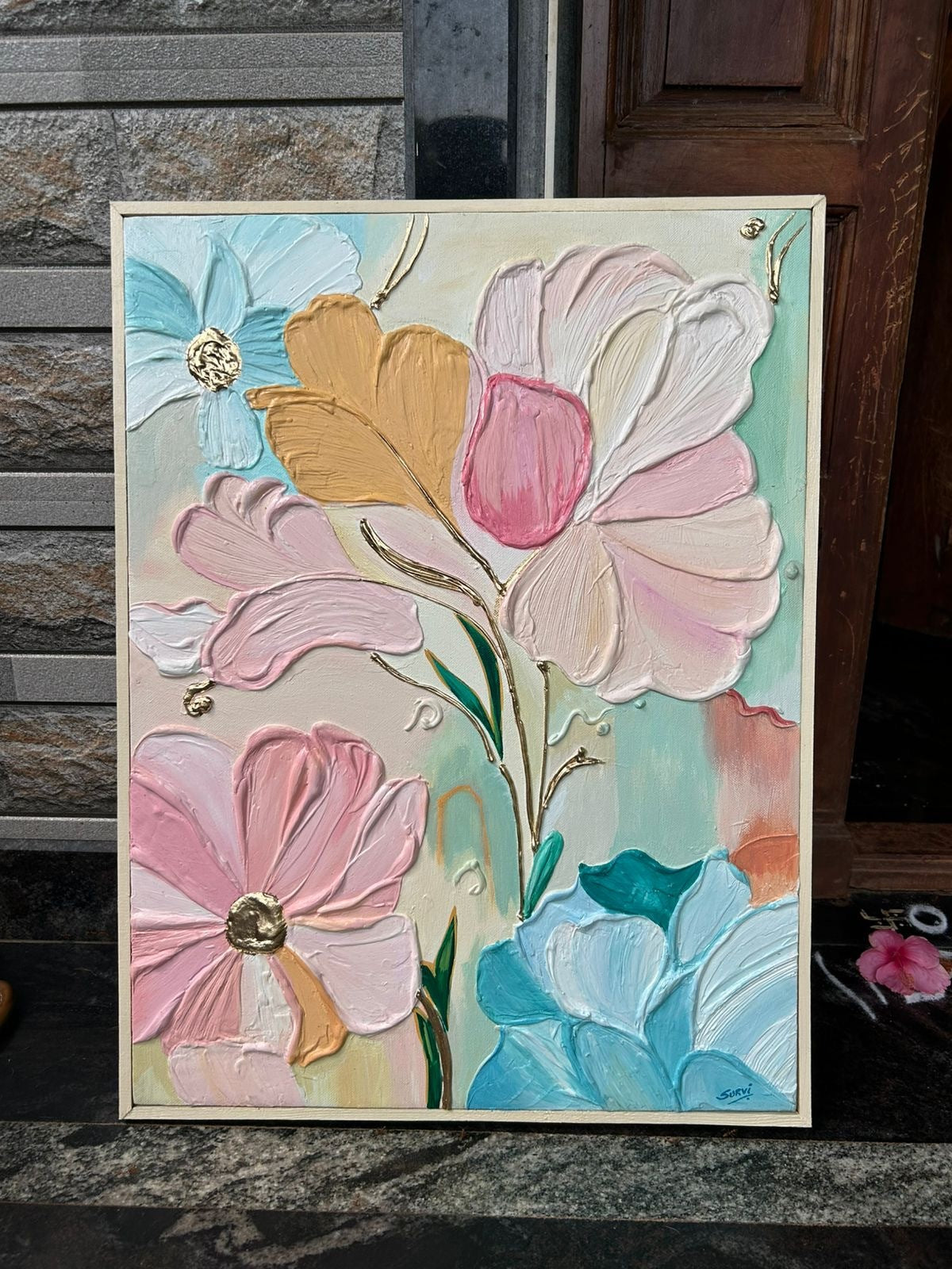 Floral Texture Art