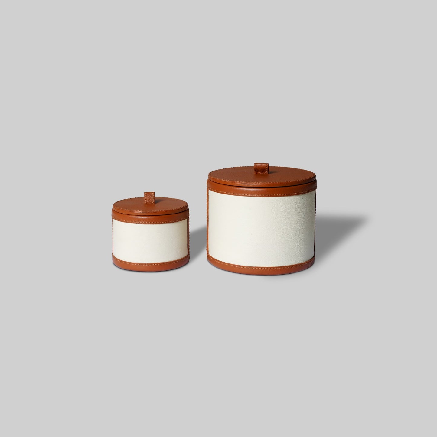 Leather Candle Holder - Combo