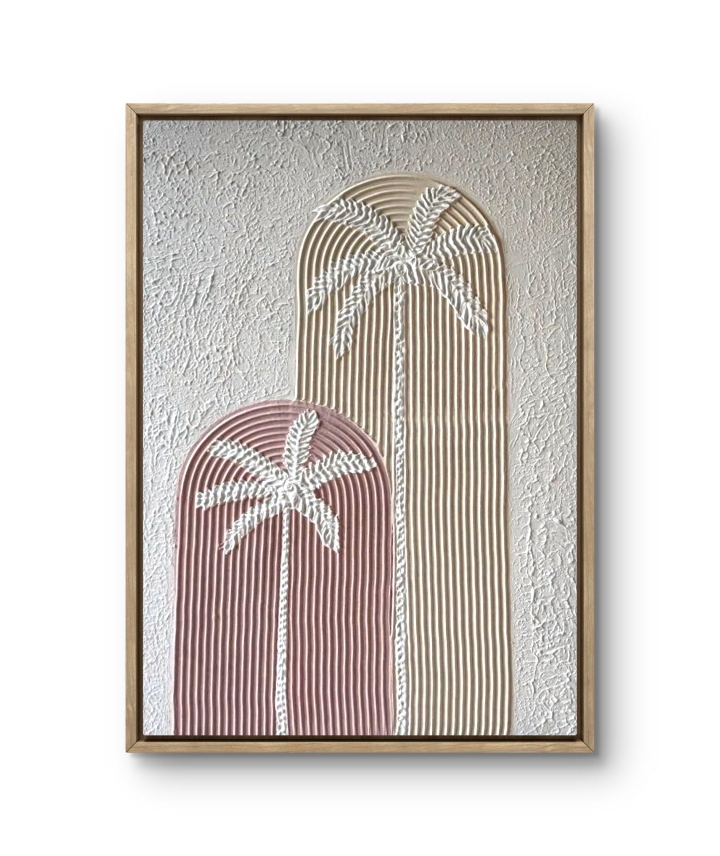 Palm Tree Texture Art - Pastel