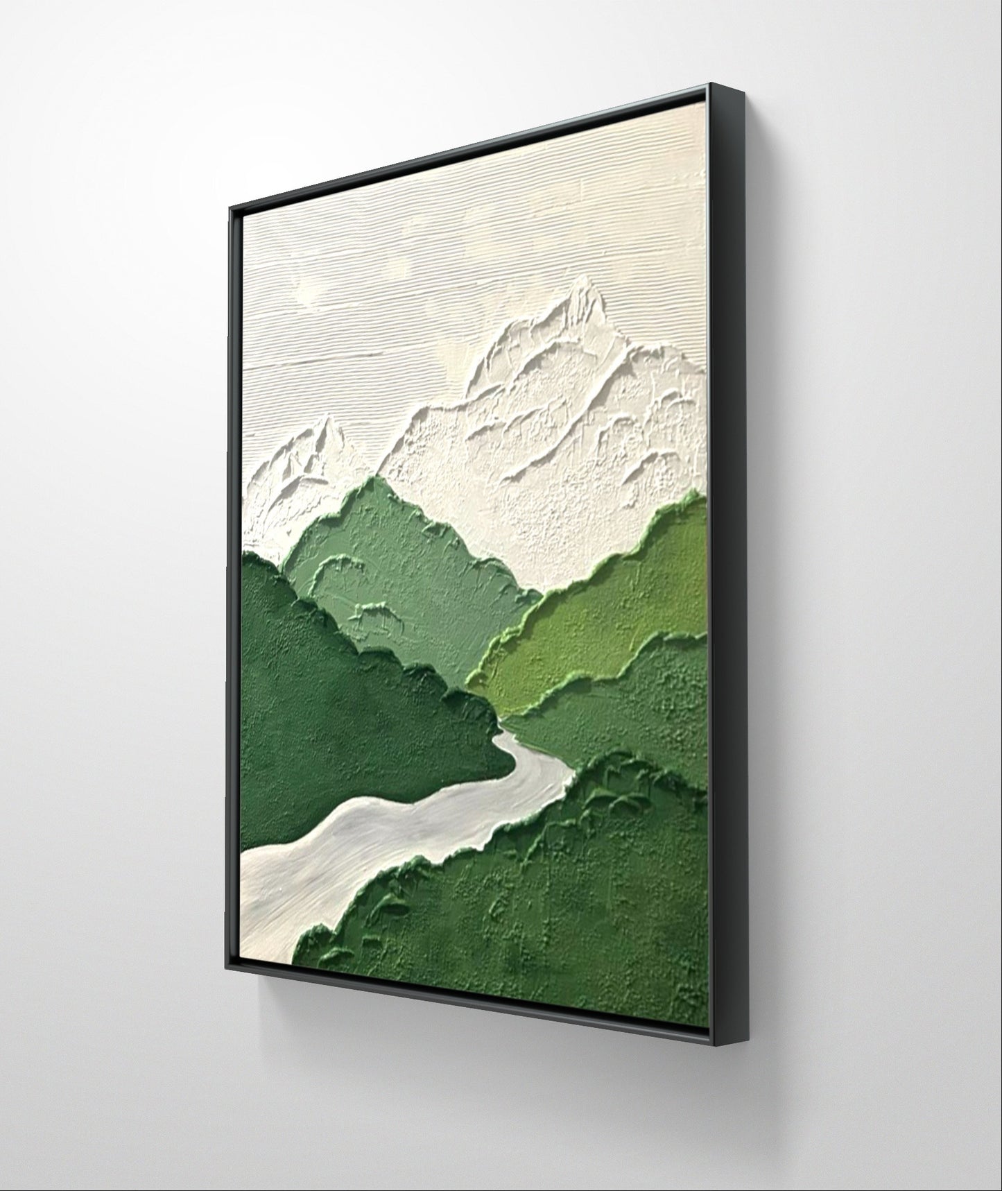 Mountains Valley Texture Art