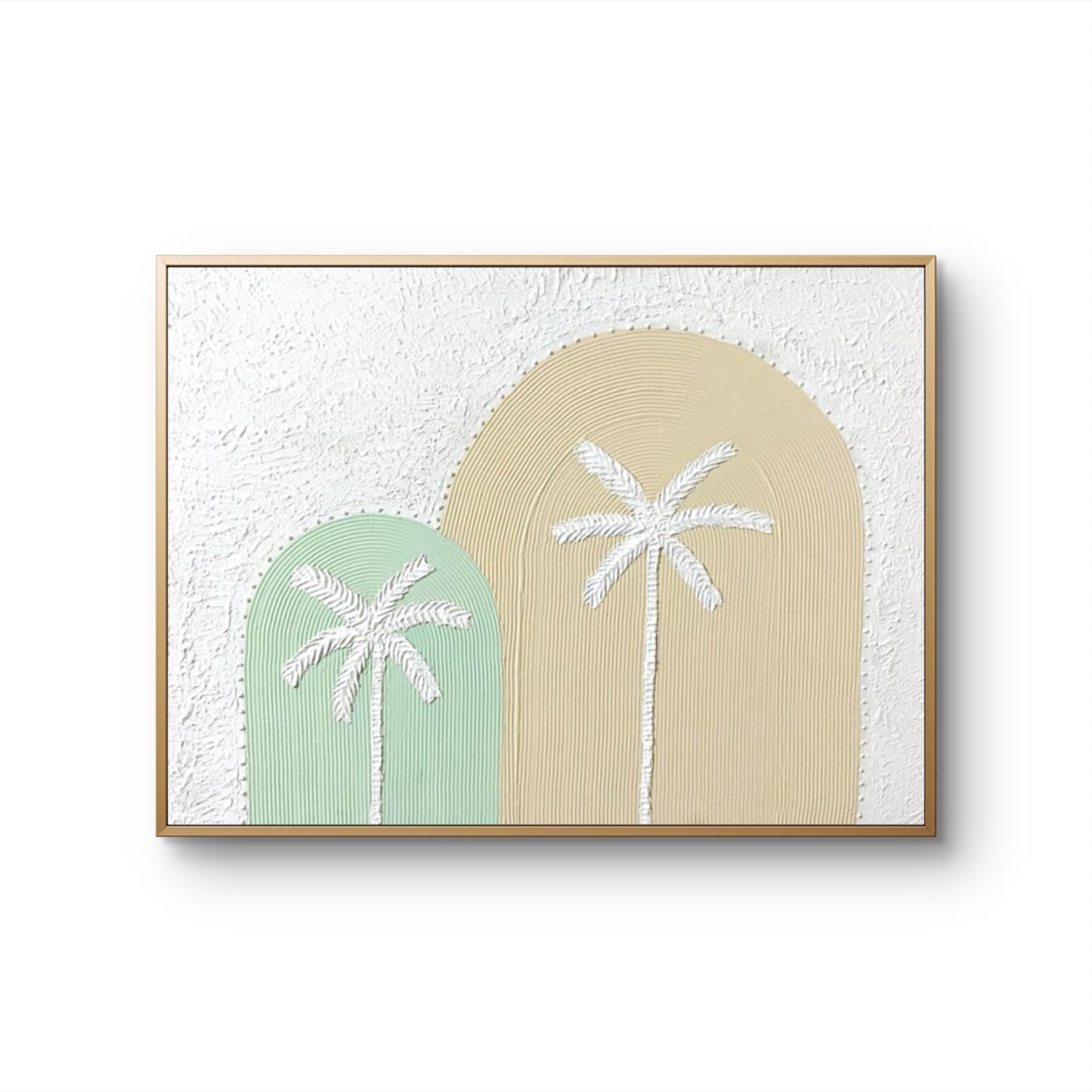 Palm Tree Texture Art - Ocean