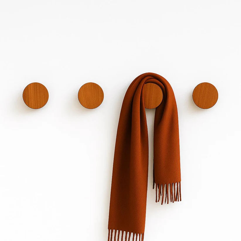 Matte Black/ Brown Wall Hook