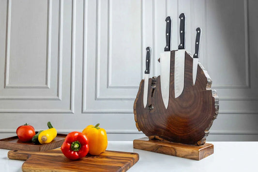 Live Edge Magnetic Knife Block
