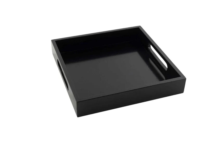 Sleek Black MDF Tray