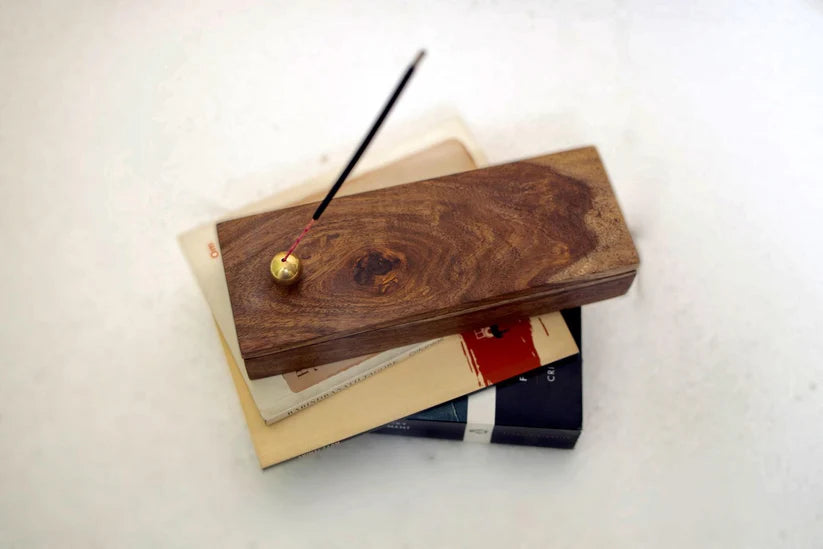 Teak Wood Incense Holder