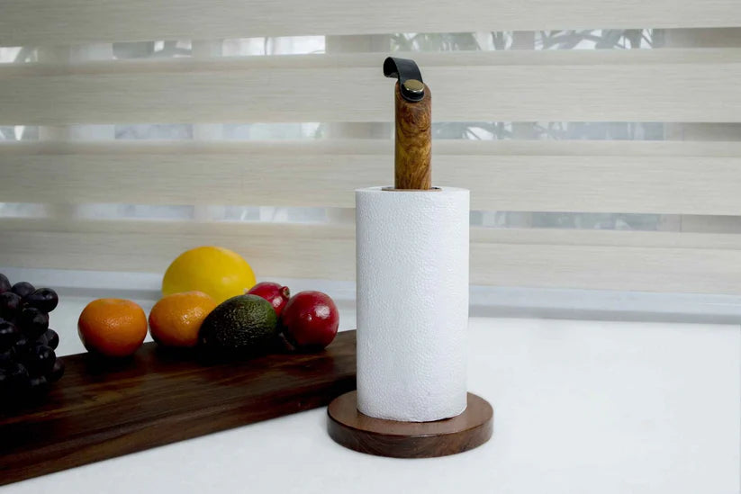 Wooden Paper Roll Holder