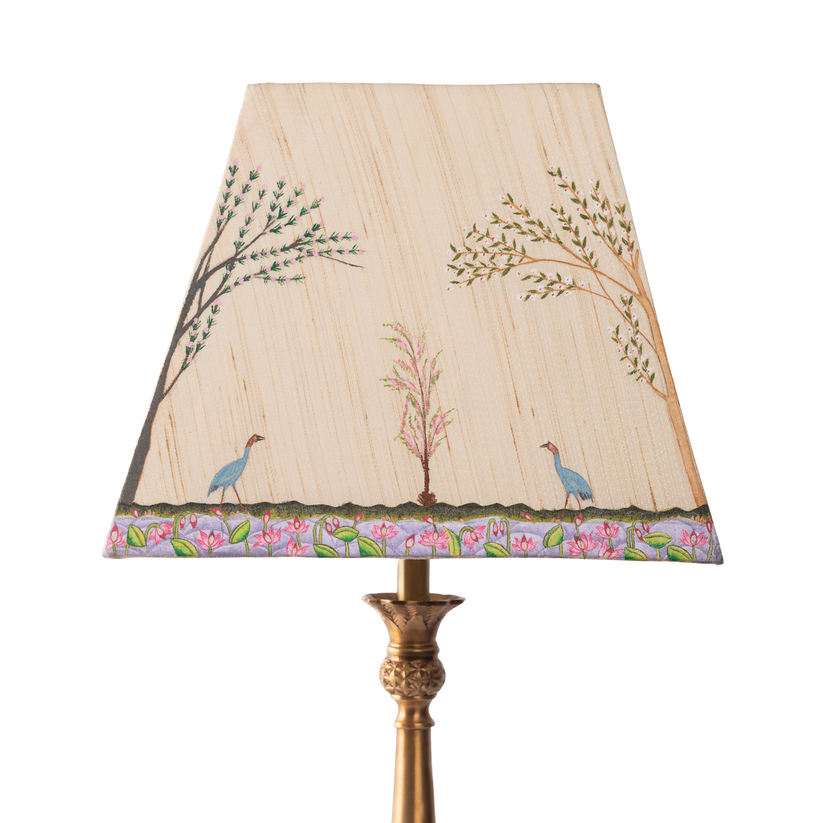 Table Lampshades With Handpainted Artwork 12