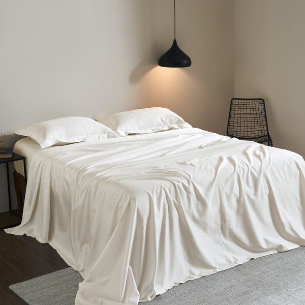 Florence Stitch Plain Bedsheet - 400Tc