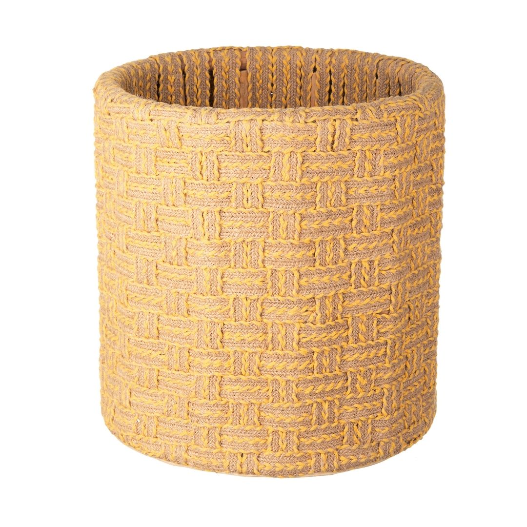 Freesia Cane Ottoman