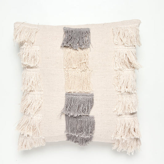 Uptown Cushion Cover With Fringe Lace